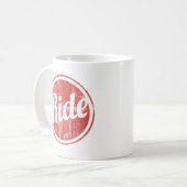 ヴィンテージの乗車 コーヒーマグカップ (正面左)