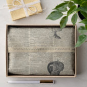 ヴィンテージの乗馬のサドル辞書の芸術 薄葉紙 (ギフト)