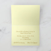 ヴィンテージの乗馬の馬の招待状カード2 招待状 (内部)