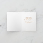 ヴィンテージの乙女と天使のホリデー・クリスマスカード シーズンカード (内部)