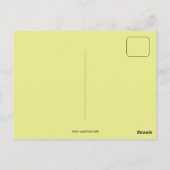 ヴィンテージの乳搾り娘、犬用カート ポストカード (裏面)