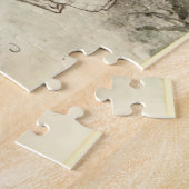 ヴィンテージの亀とウサギbyアーサー・ラッカム ジグソーパズル (側面)