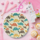 ヴィンテージの亀の漫画 ペーパープレート (パーティー)