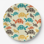 ヴィンテージの亀の漫画 ペーパープレート (正面)