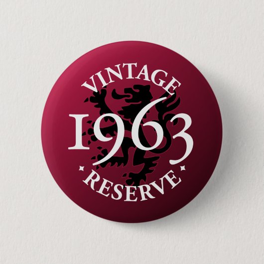 ヴィンテージの予備の1963年のPinbackボタン 缶バッジ (正面)