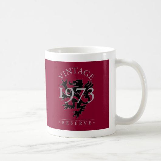 ヴィンテージの予備1973年 コーヒーマグカップ (右)