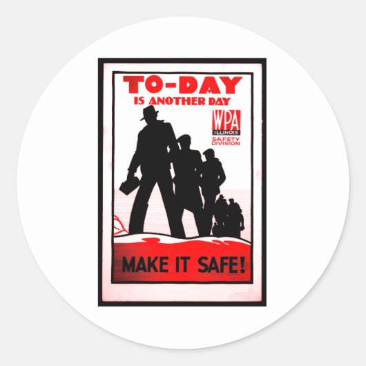 ヴィンテージの事業場の安全 ラウンドシール (正面)