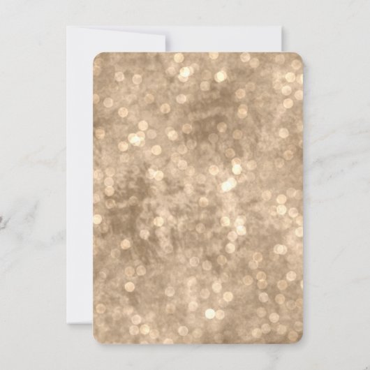 ヴィンテージの二重ハートのシャンペンの結婚式招待状 招待状 (裏面)