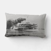 ヴィンテージの五大湖の汽船Tashmoo ランバークッション (裏面)