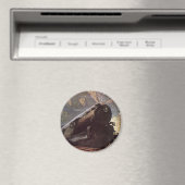 ヴィンテージの交通機関、山岳列車の旅 マグネット (インサイチュ (食洗機))