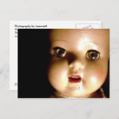 ヴィンテージの人形 ポストカード (正面/裏面)