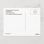 ヴィンテージの人形 ポストカード (裏面)