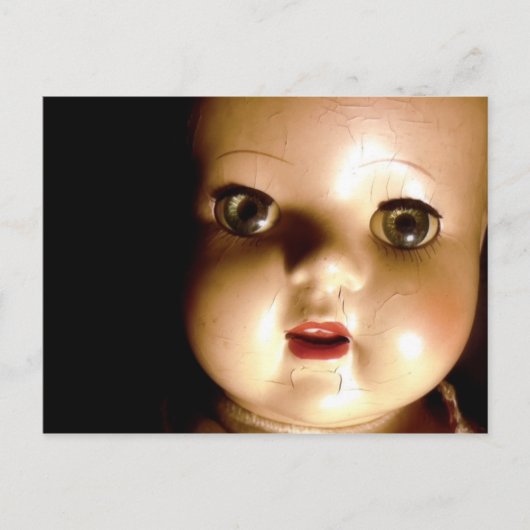 ヴィンテージの人形 ポストカード (正面)
