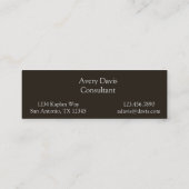 ヴィンテージの人間の解剖学のAnterolateralのスカルの区分 スキニー名刺 (裏面)