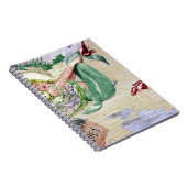 ヴィンテージの人魚の商品 ノートブック (右側)