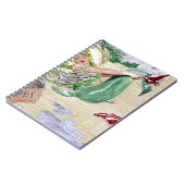 ヴィンテージの人魚の商品 ノートブック (左側)