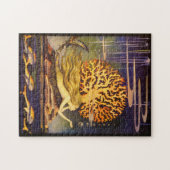 ヴィンテージの人魚 ジグソーパズル (横)