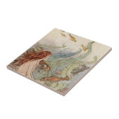 ヴィンテージの人魚 タイル (側面)