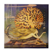 ヴィンテージの人魚 タイル (正面)