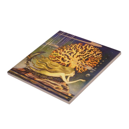 ヴィンテージの人魚 タイル (側面)