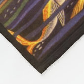 ヴィンテージの人魚 フリースブランケット (角)