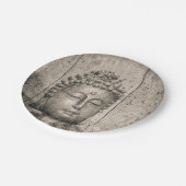 ヴィンテージの仏のヨガ ペーパープレート (アングル)