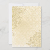 ヴィンテージの付属カードまたはメニューカード 招待状 (裏面)