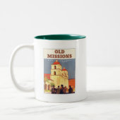 ヴィンテージの代表団サンタ・バーバラ ツートーンマグカップ (左)