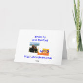 ヴィンテージの休日のオーナメントの球の金ゴールド シーズンカード (裏面)