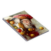 ヴィンテージの休日の料理書のAppleサンタのノート ノートブック (右側)