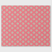 ヴィンテージの休日の星パターン ラッピングペーパー (フラット)