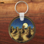 ヴィンテージの休日は感謝祭の日 キーホルダー (正面)