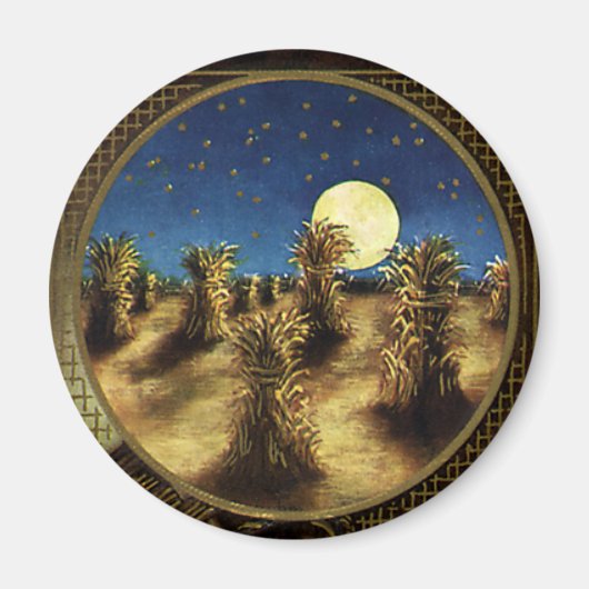 ヴィンテージの休日は感謝祭の日 マグネット (正面)