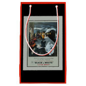 ヴィンテージの休日広告ギフトバッグ スモールペーパーバッグ (正面)