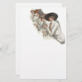 ヴィンテージの休暇のソーダ友人の個人的な文房具 便箋 (正面/裏面)