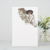 ヴィンテージの休暇のソーダ友人の個人的な文房具 便箋 (スタンド正面)