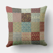 ヴィンテージの伝統のパッチワークのクッション クッション (裏面)