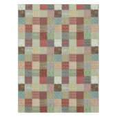 ヴィンテージの伝統のパッチワークテーブルウェア テーブルクロス (正面)