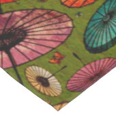 ヴィンテージの伝統的な和紙のプリント テーブルクロス (アングル)