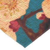 ヴィンテージの伝統的な和紙のプリント テーブルクロス (アングル)