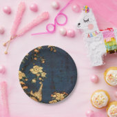 ヴィンテージの伝統的な和紙のプリント ペーパープレート (パーティー)