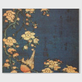 ヴィンテージの伝統的な和紙のプリント ラッピングペーパー (フラット)