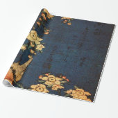 ヴィンテージの伝統的な和紙のプリント ラッピングペーパー (アンロールド)