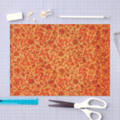 ヴィンテージの伝統的な和紙のプリント 薄葉紙 (クラフト)