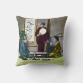 ヴィンテージの伝統的な日本人のMahjongの麻雀 クッション (裏面)