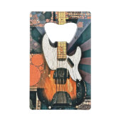 ヴィンテージの低音の栓抜き クレジットカード栓抜き (正面)