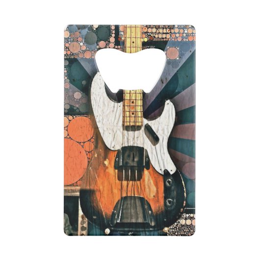 ヴィンテージの低音の栓抜き クレジットカード栓抜き (裏面)