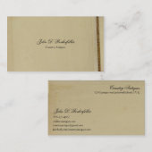 ヴィンテージの住所録タブ 名刺 (正面/裏面)