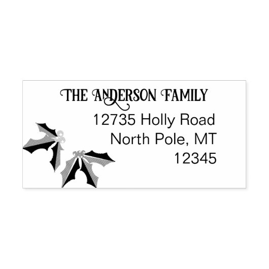 ヴィンテージの住所 ラバースタンプ (インプリント)