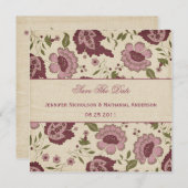 ヴィンテージの保存日付 セーブザデート (正面/裏面)